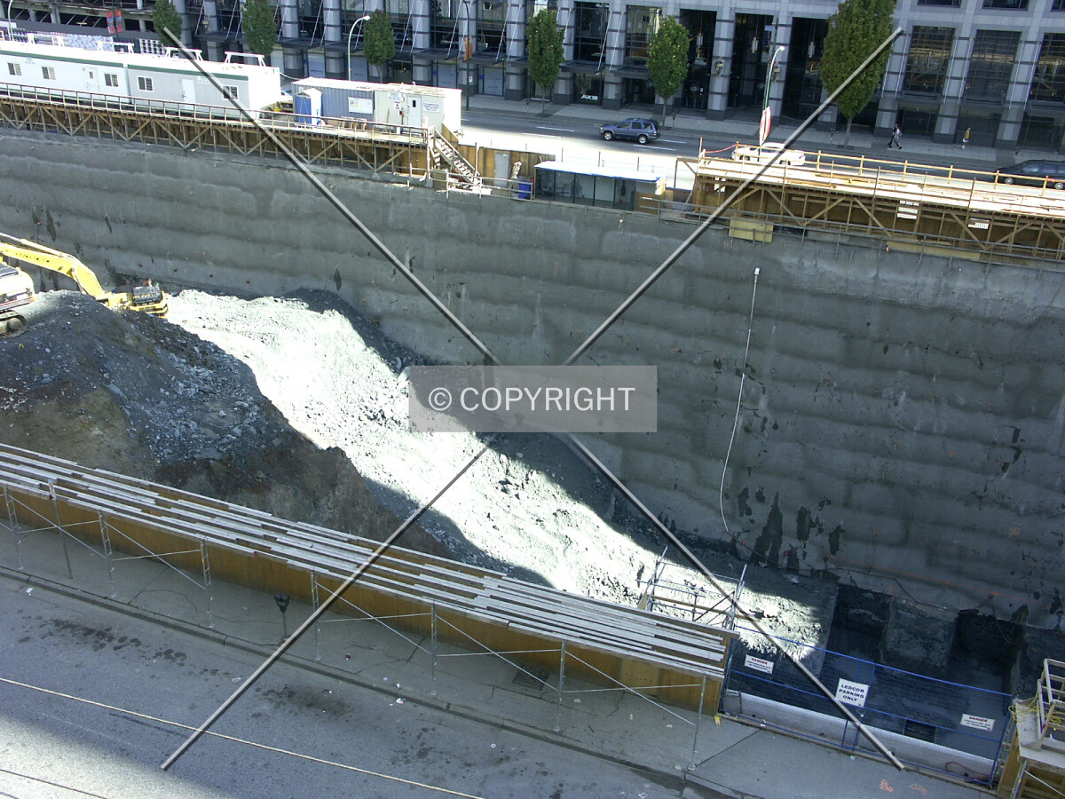 Middle of site