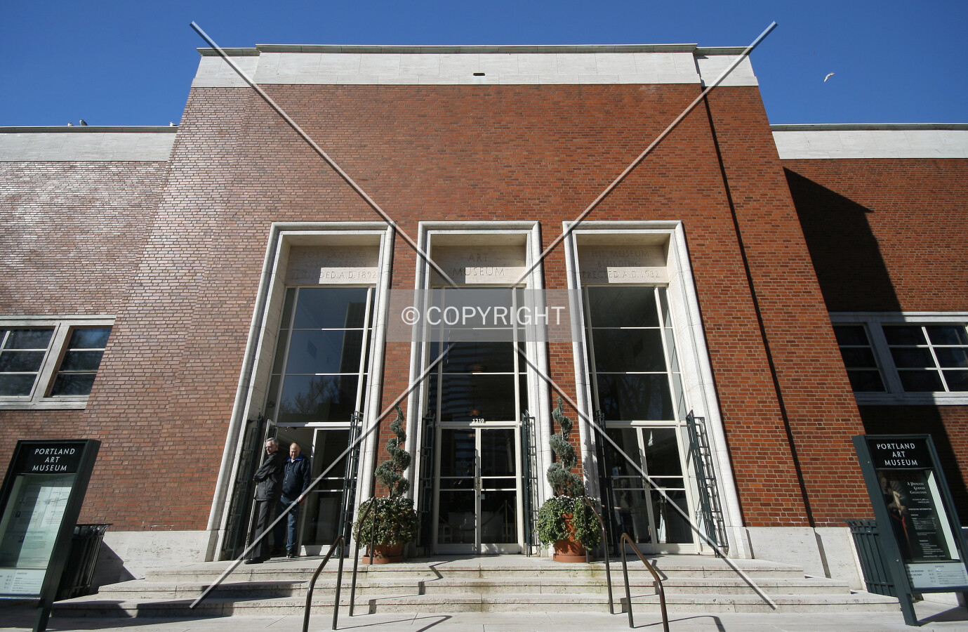 View of the entrance