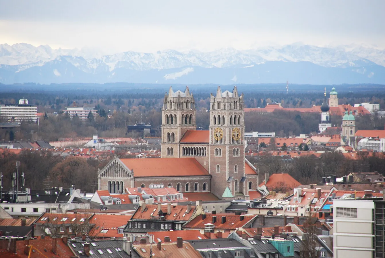 View from Rathaus observation deck