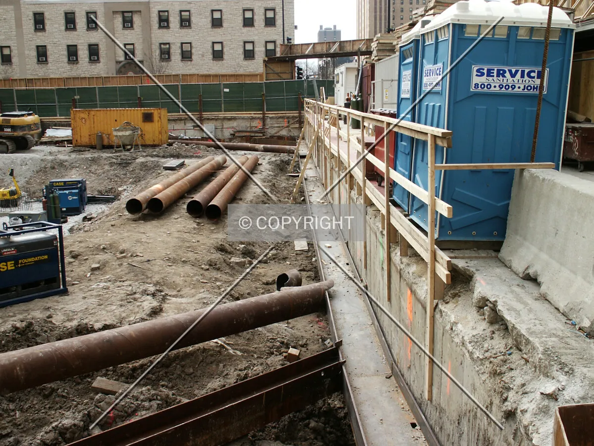 North edge of the site