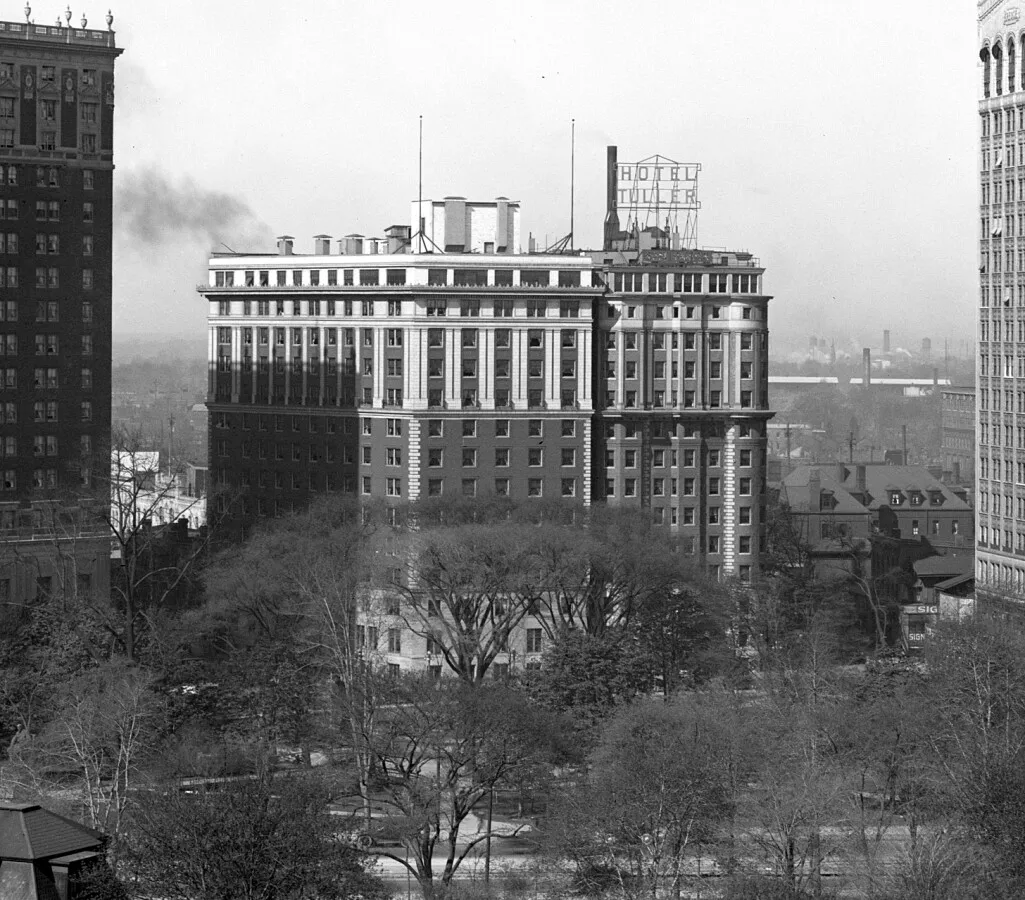 View from the east