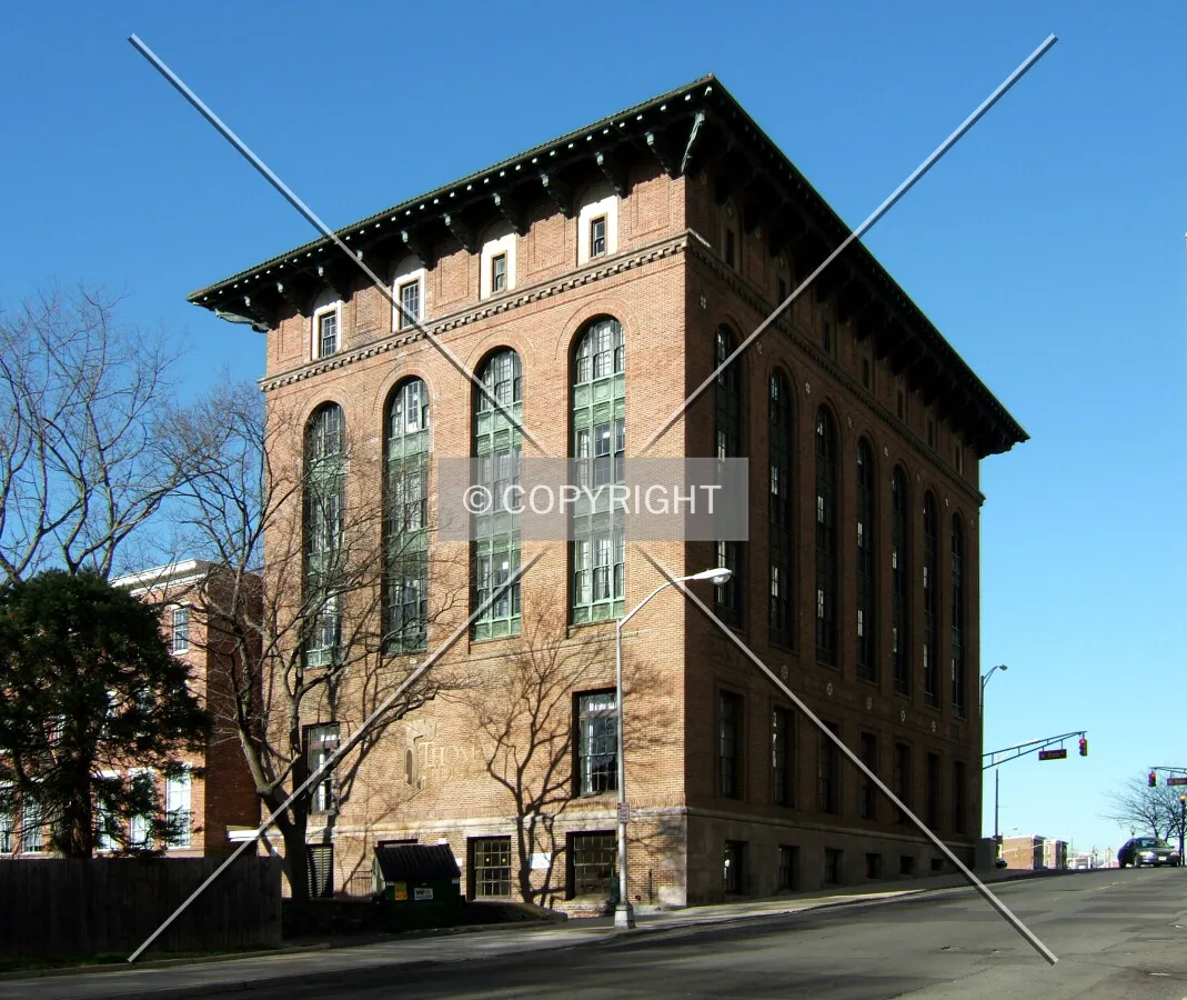 View from the southeast across Barracks Street