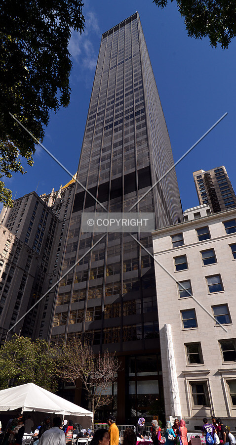 View from the west on Madison Avenue