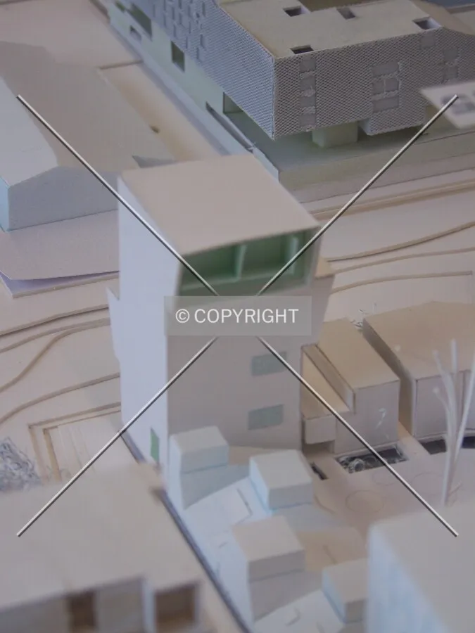 Model displayed in the Courrouze information centre