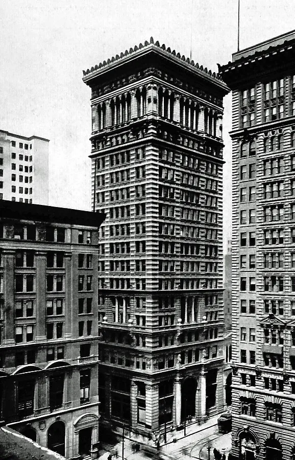 Vintage view from the south