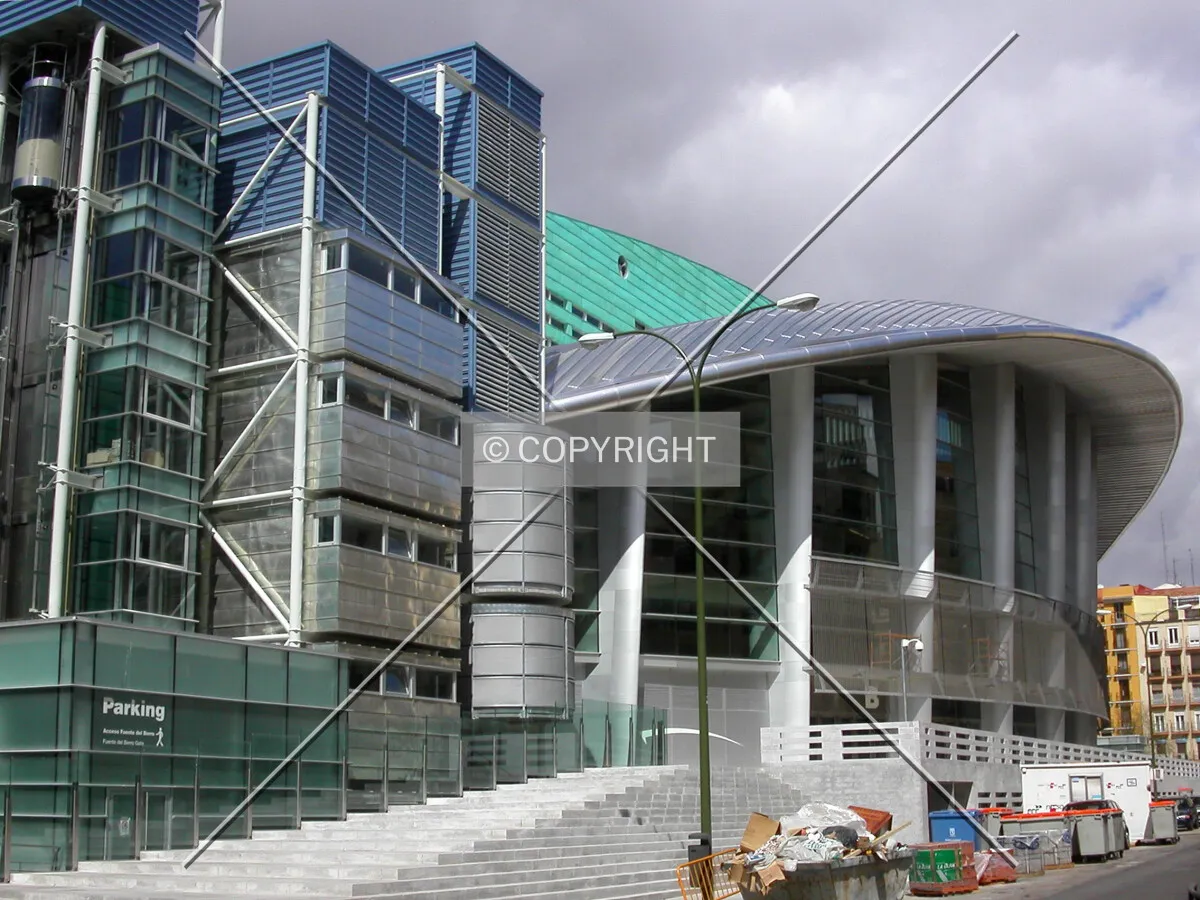 Eastern side of the building