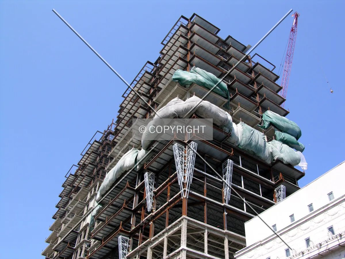 Looking up the northeast corner from Caldwell Street
