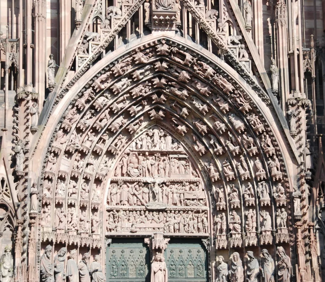 Ornaments over the main entrance