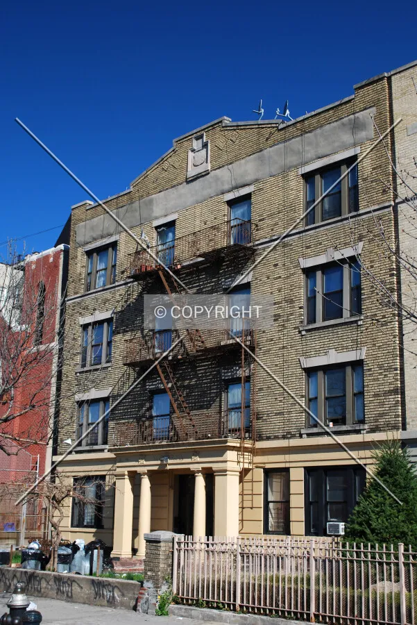 Viewed along eastern Parkway