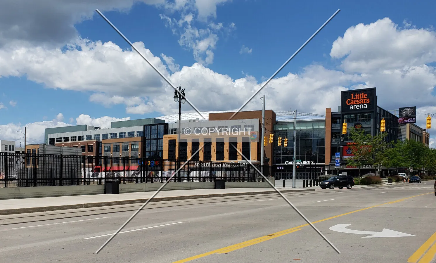 View from the southeast; August 10, 2019