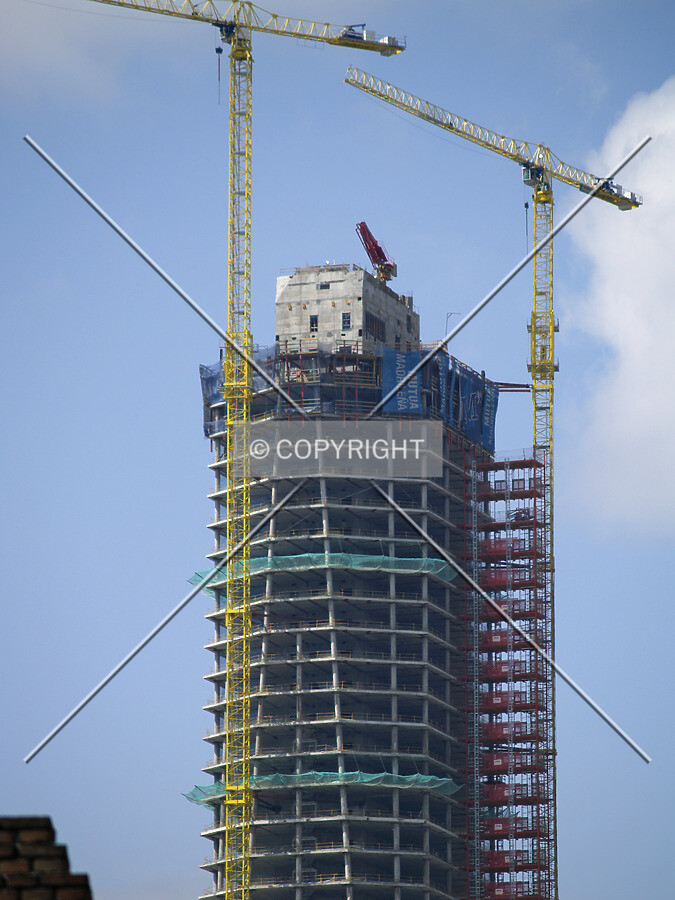 Top floors seen from the east