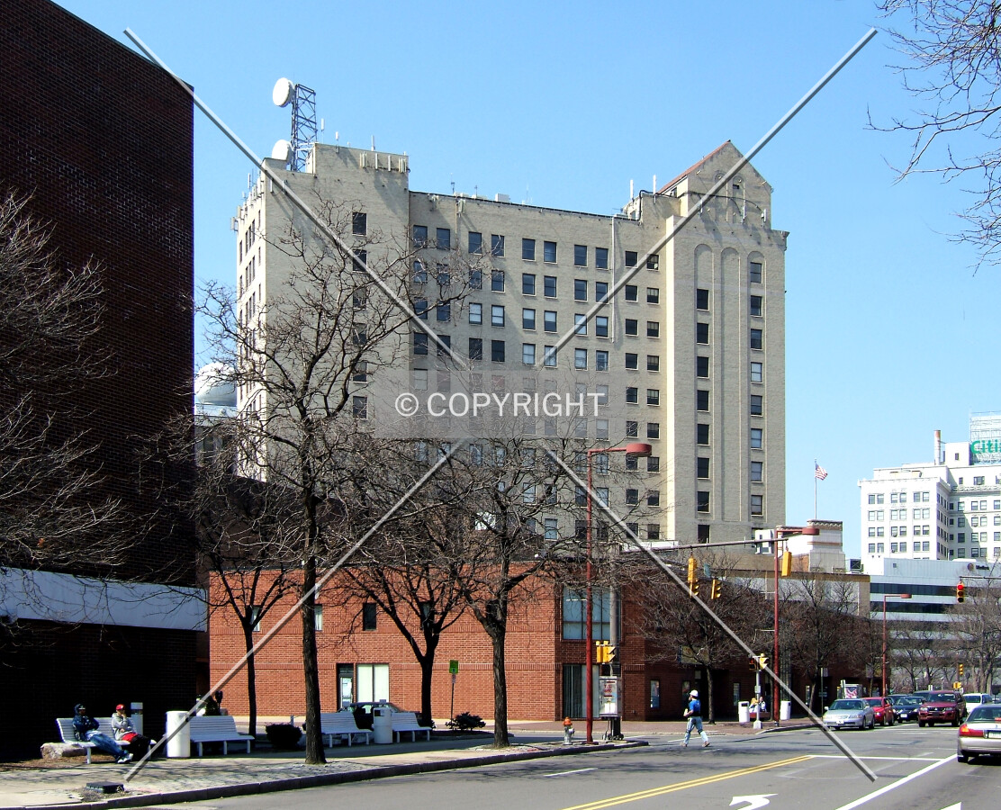 View from the southeast along Market Street