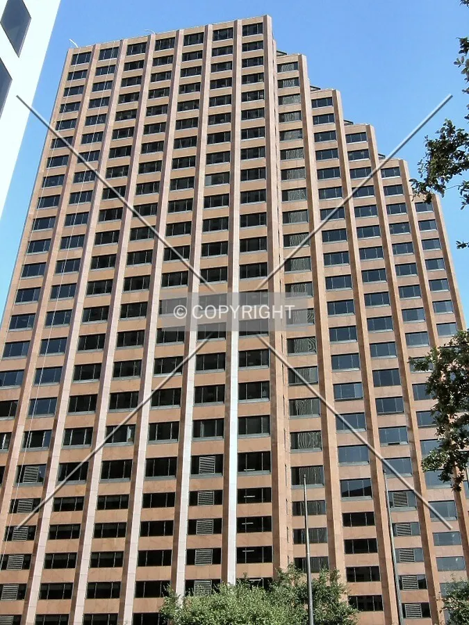 Looking up the west facade