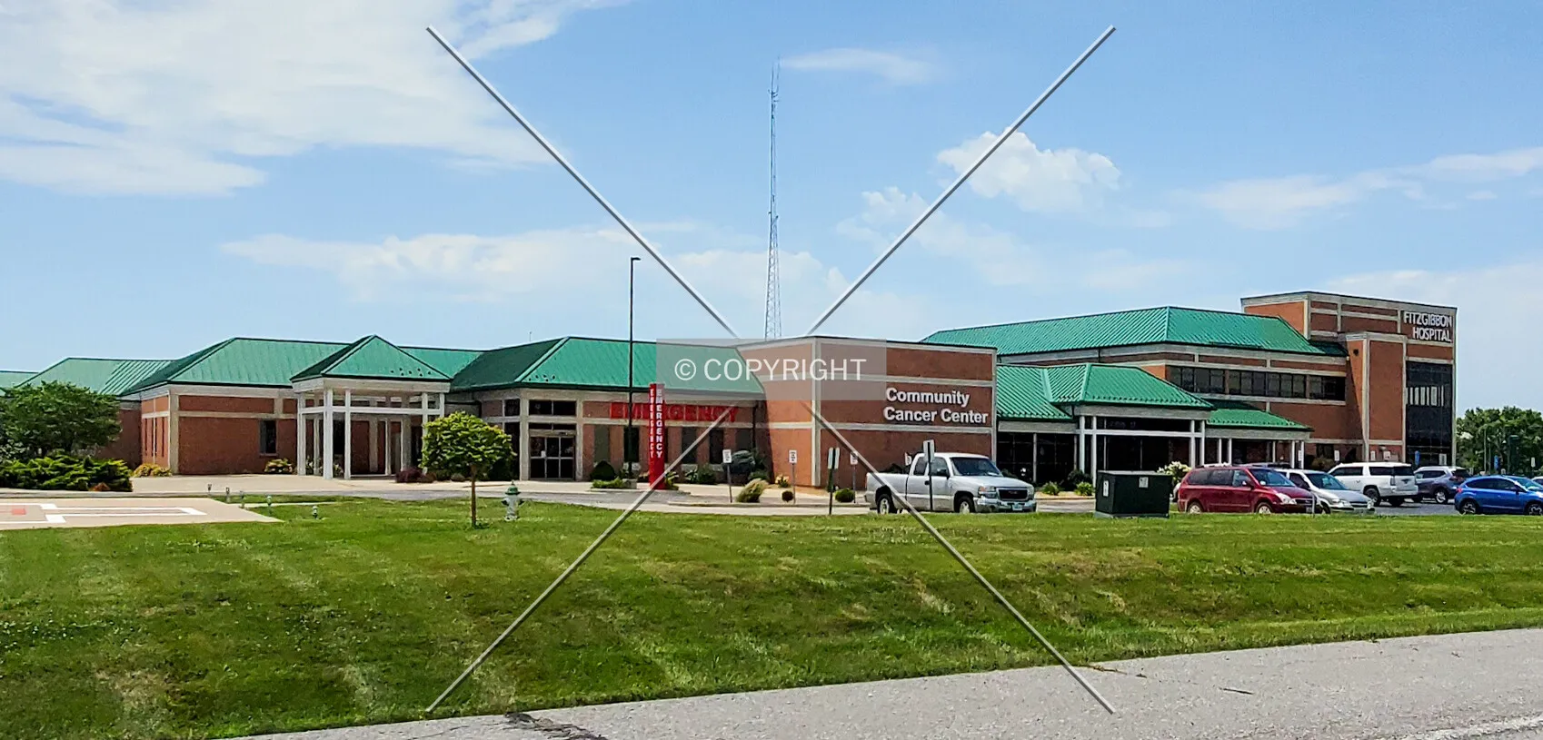 Northwest view; July 18, 2020