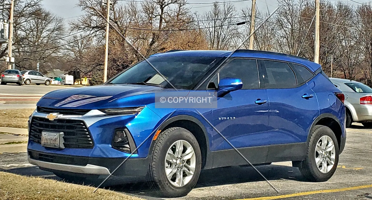 A 2019 Chevrolet Blazer one month after introduction; February 13, 2019