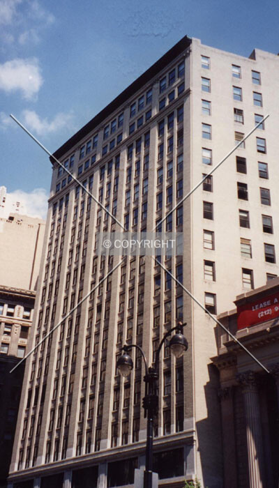 View of west facade across Broadway