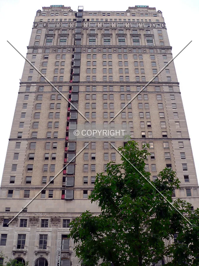 View of the Washington Street facade