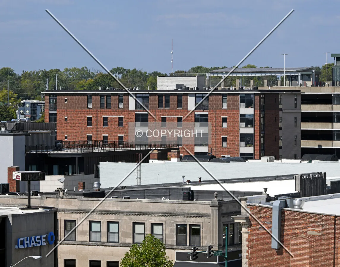 View from the southeast