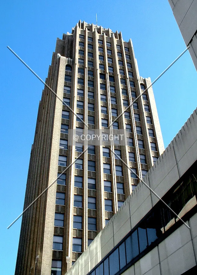 View from the north on 9th Street