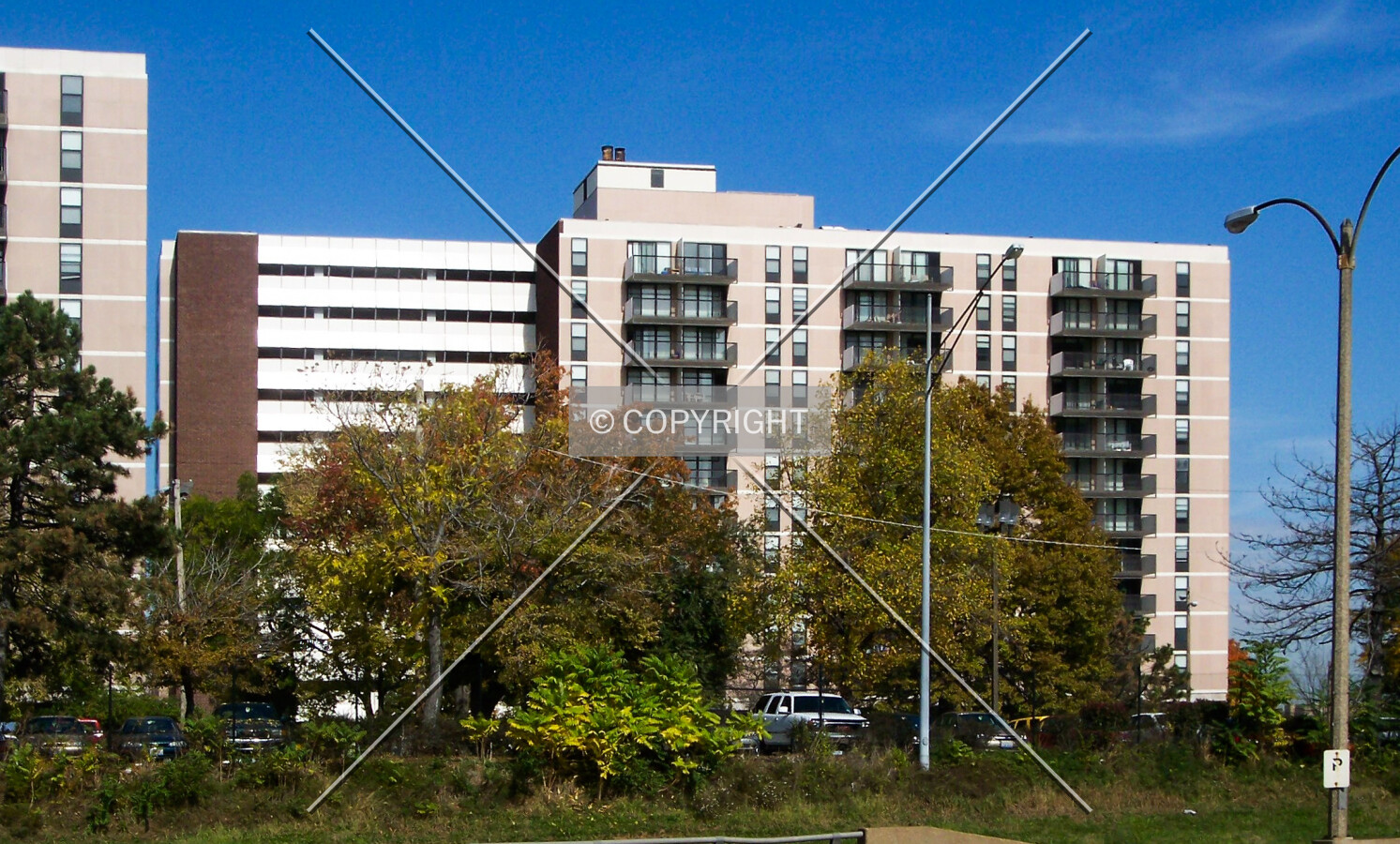 View from the south; October 25, 2004