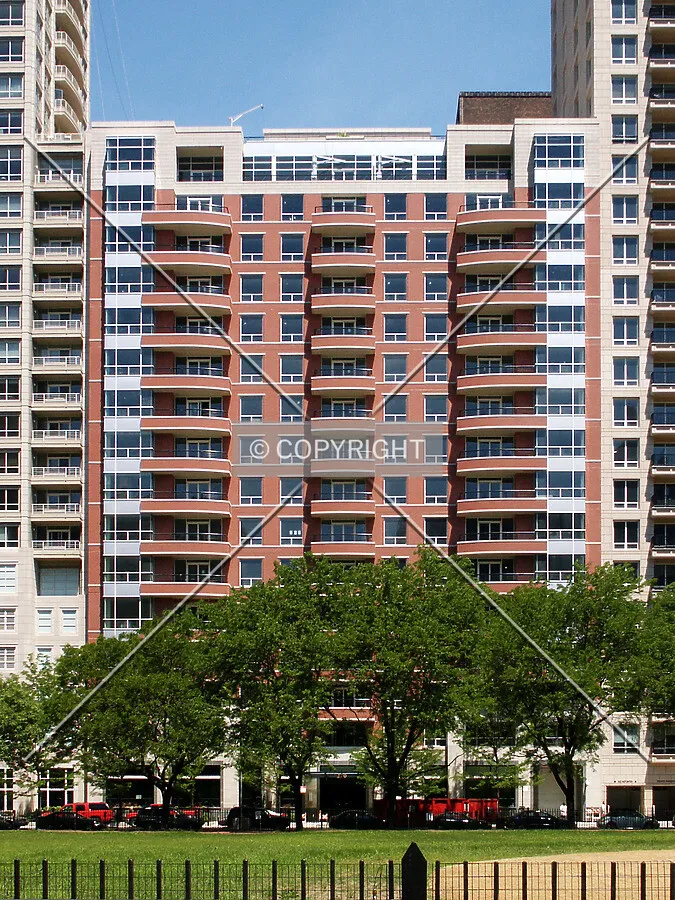 South facade from Chicago Avenue
