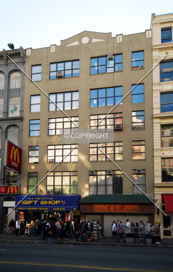 Viewed across Canal Street