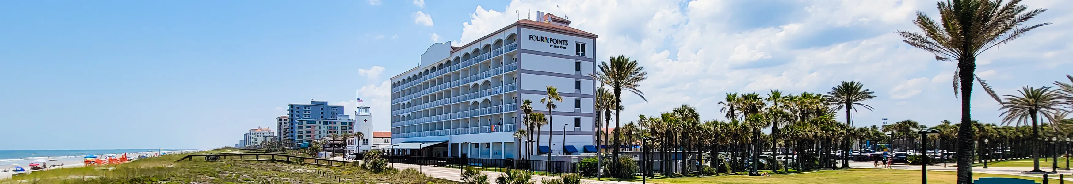 Panorama of Jacksonville Beach