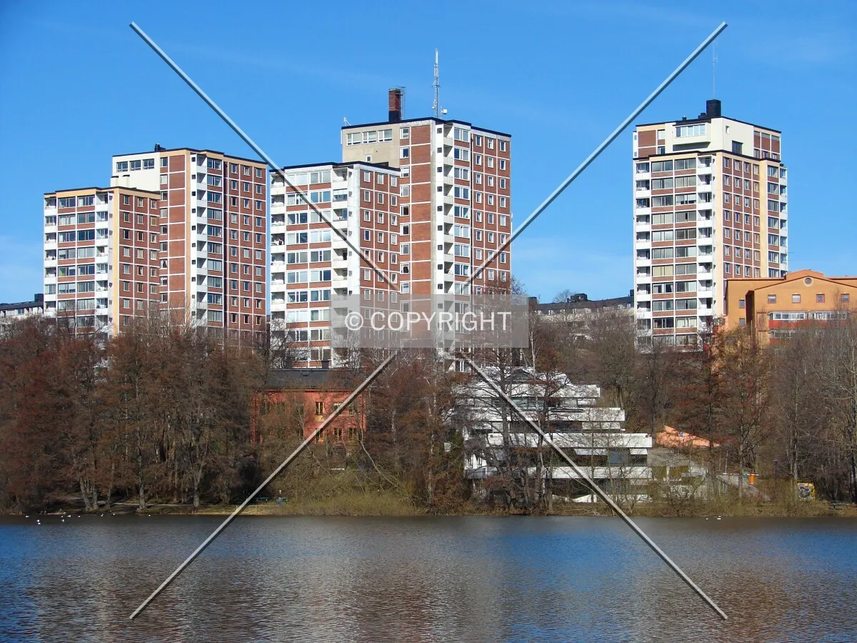 View from across Lake Trekanten