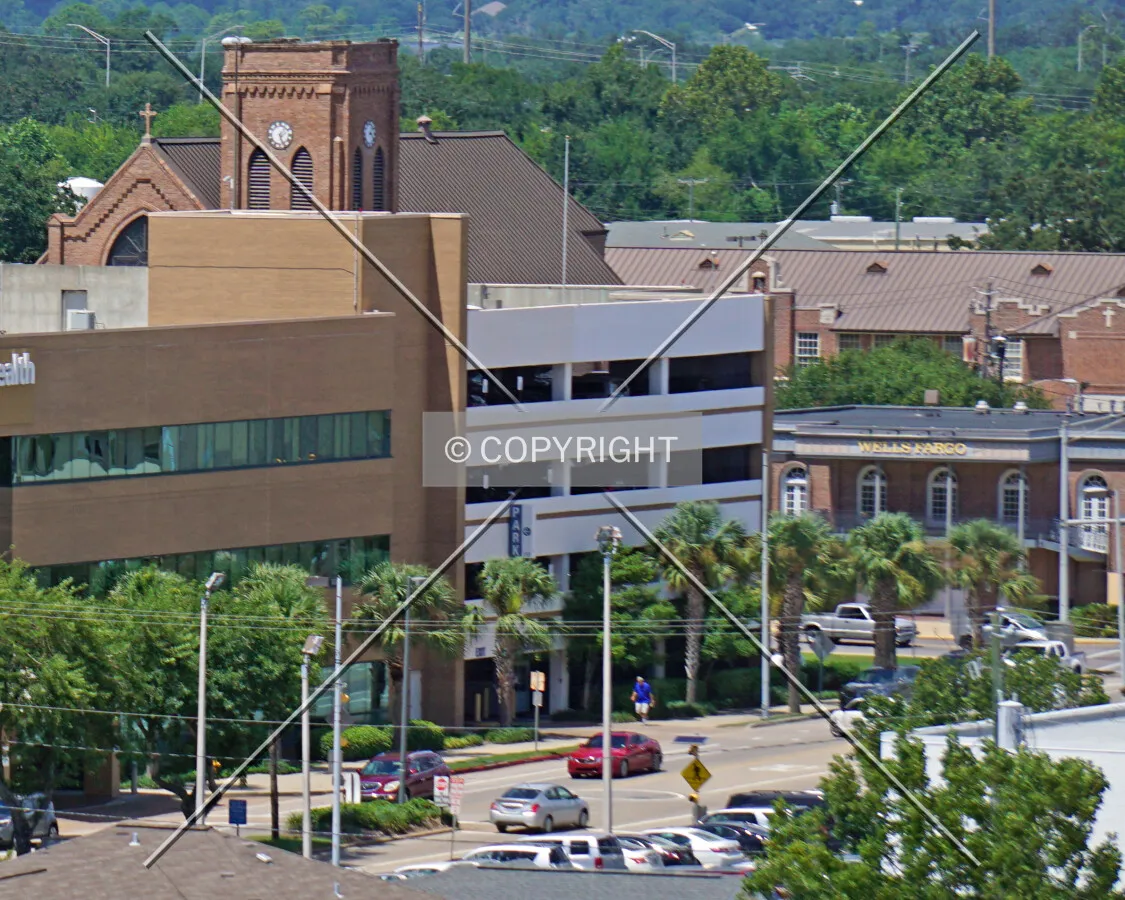 Distant view from the southeast; August 29, 2016