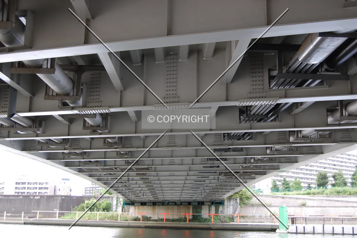Underside at the east end