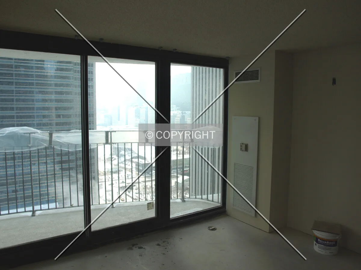 Typical residential floor and balcony