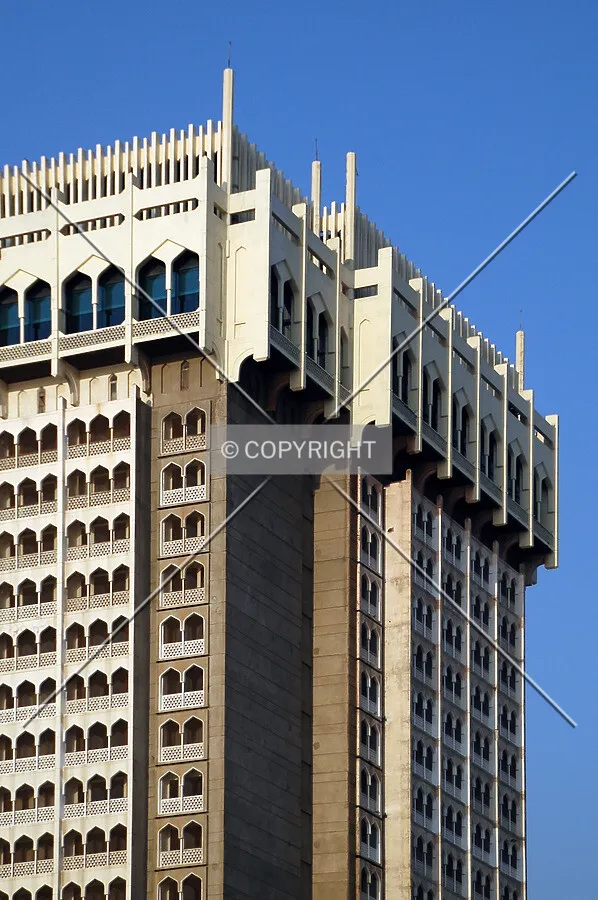 Top of the east corner