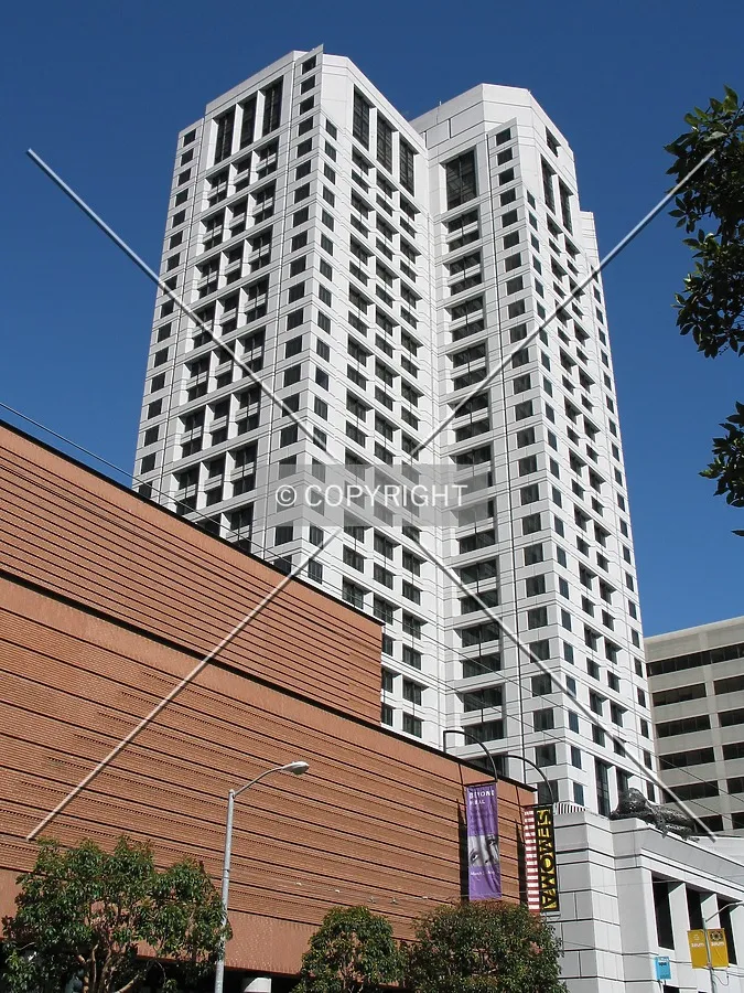 Looking up from the northwest