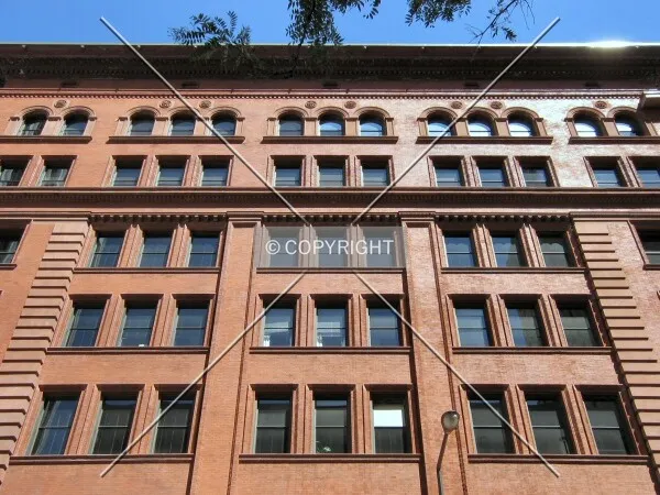 Looking up from Robert Street