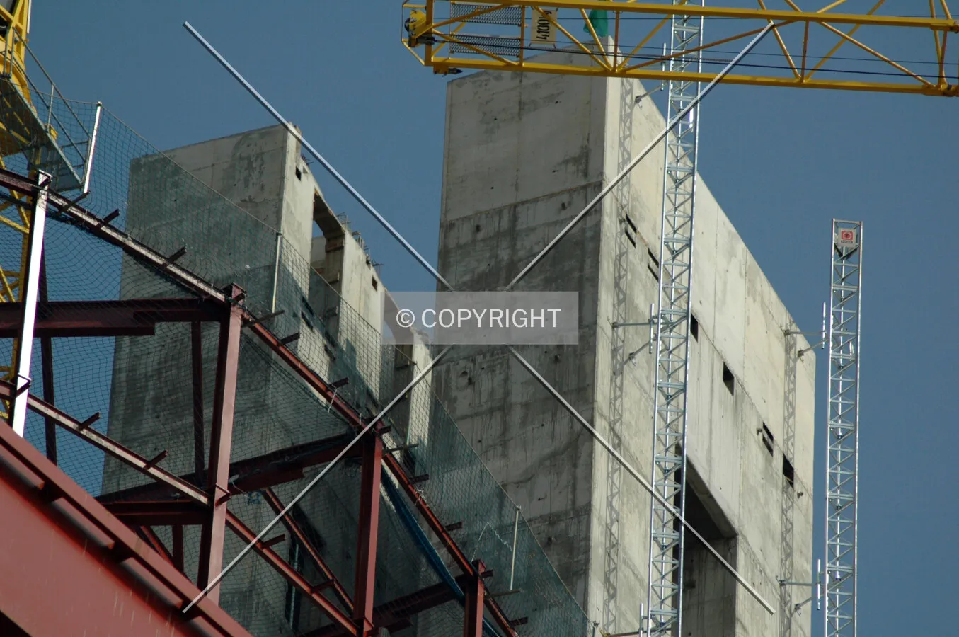 Concrete core's top
