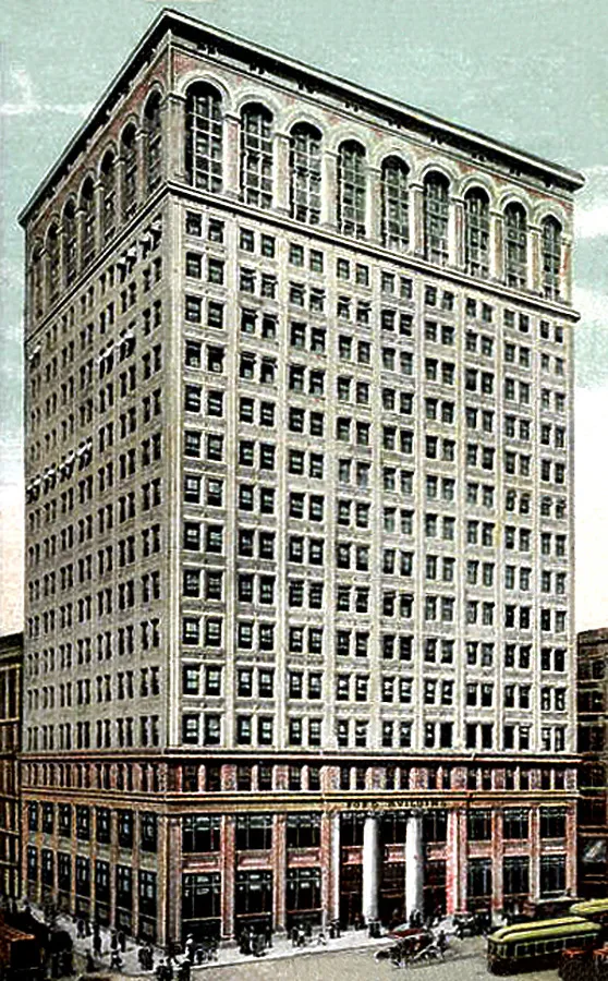 Vintage view from the southeast