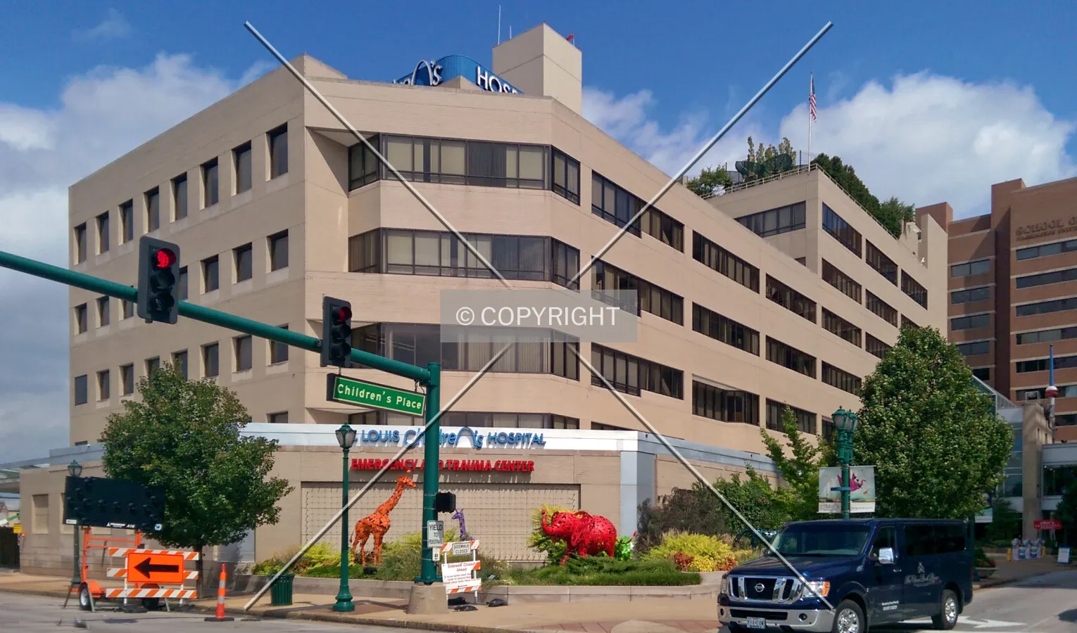 View from the southwest; September 10, 2014