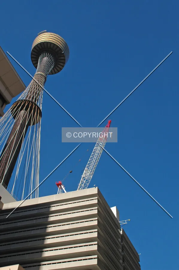 Crane installed for reconstruction