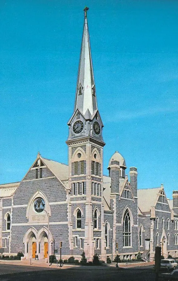 Vintage view from the southwest