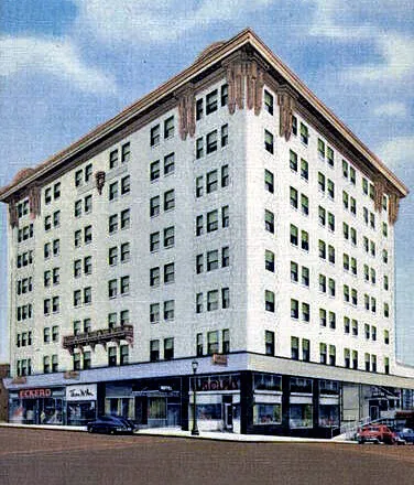 Vintage view from the northwest
