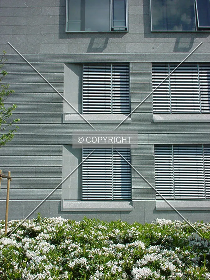 Facade detail at the base