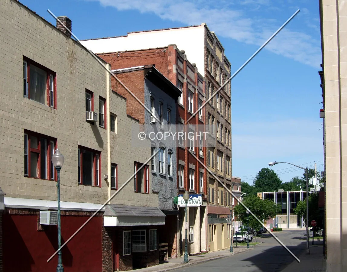 View from the east along King Street