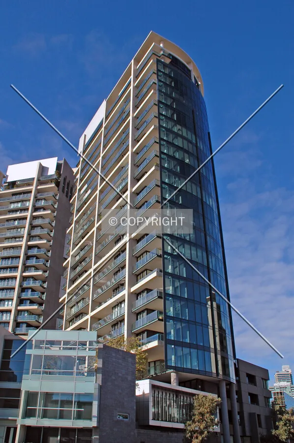 Looking up from Grant Street