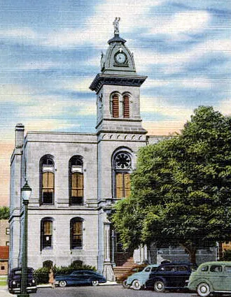 Vintage view from the east