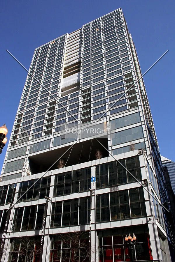 Looking up the west side