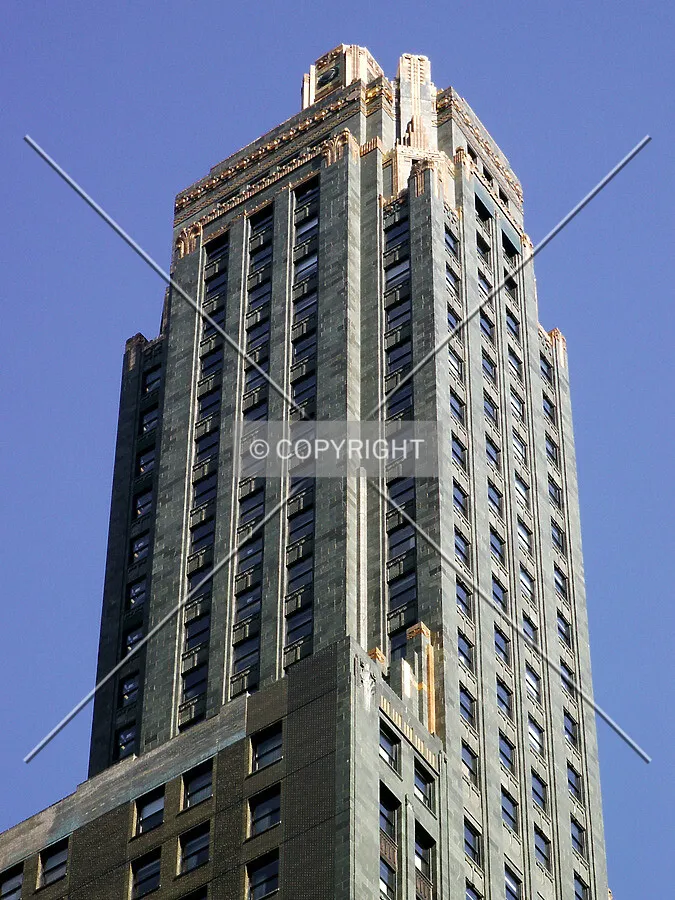 Looking up at the tower from the southeast