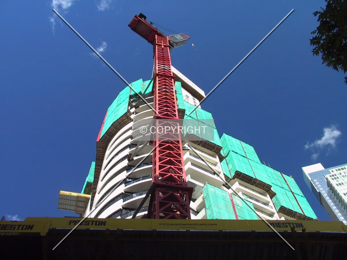 Looking up from Kent Street
