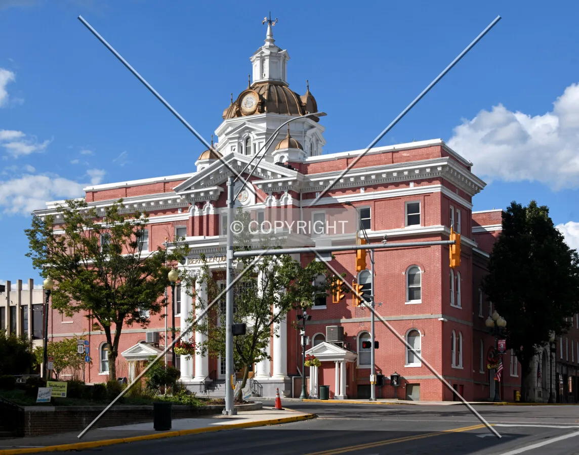 View from the southeast