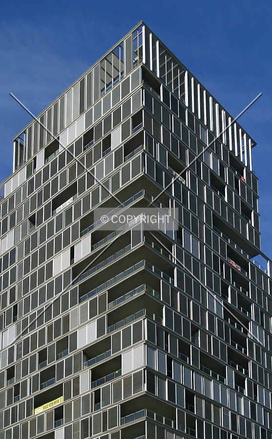 Looking up from the east
