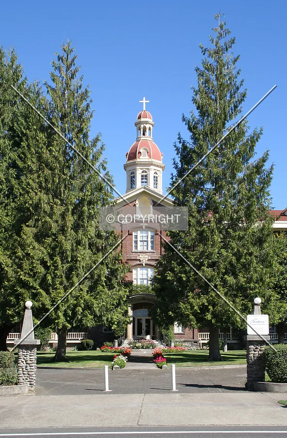 As seen from Evergreen Boulevard